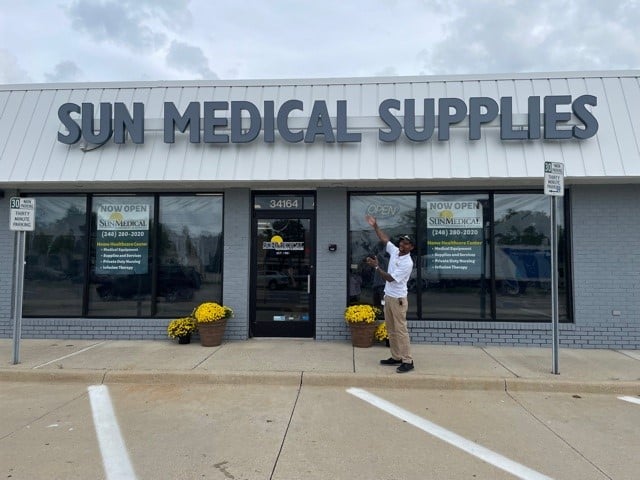 Sun Medical Equipment Storefront